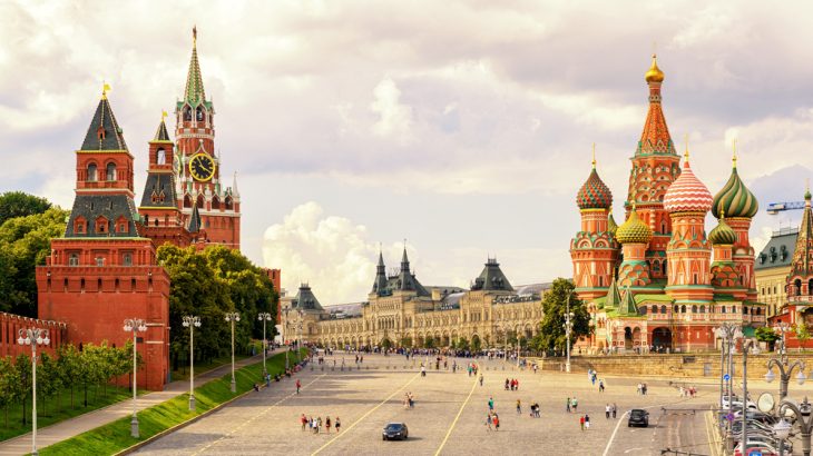 ヨーロッパ100名城、100番のロシア、モスクワのクレムリン